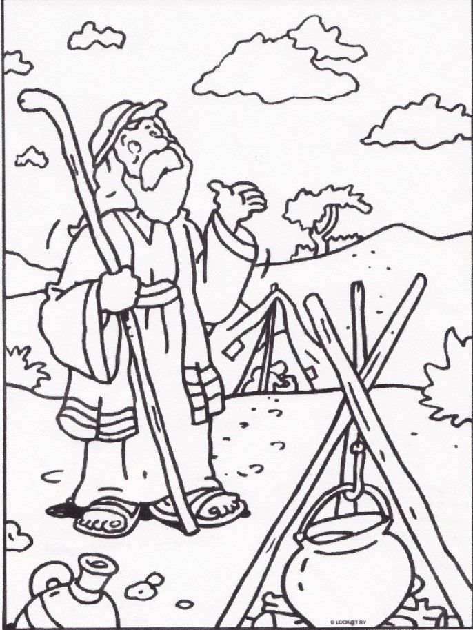 686x913 Abraham Bible Coloring Pages Abraham Bible The Story