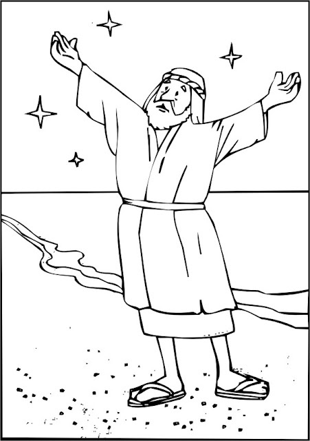 Abraham Coloring Pages Sunday School