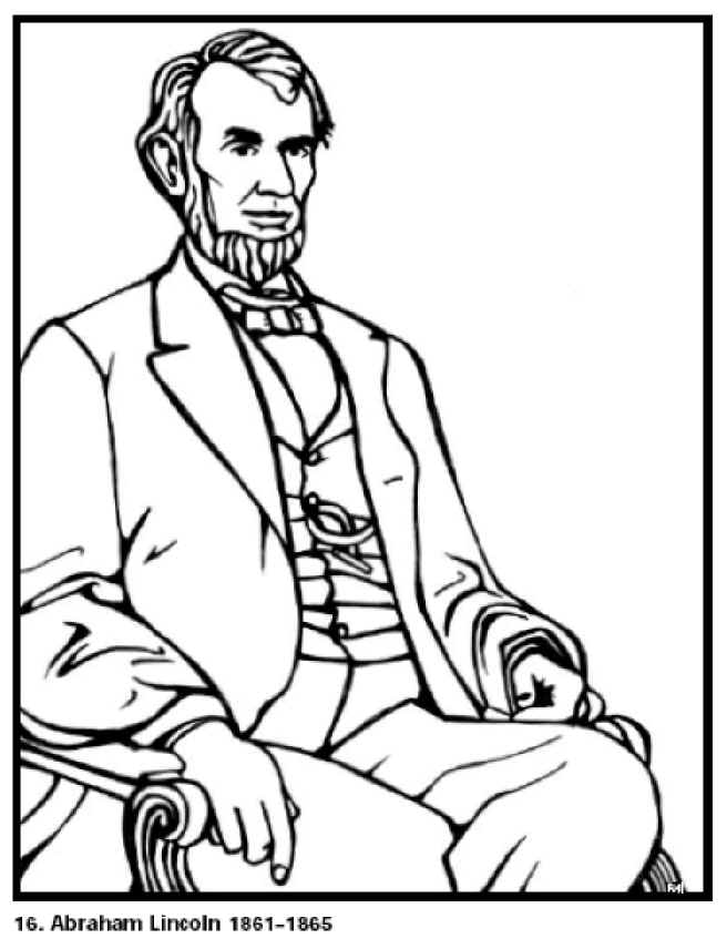 656x856 Abraham Lincoln Coloring Pages Printable 583467