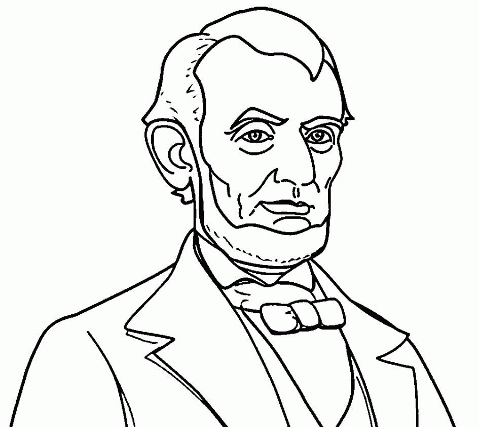 945x841 Nice Abraham Lincoln Coloring Page Pages For Kindergarten Best