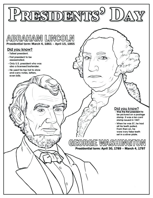 Abraham Lincoln Coloring Pages Free Printable Presidents Day 612x792 Abraham Lincoln Coloring Pages Free Printable Presidents Day