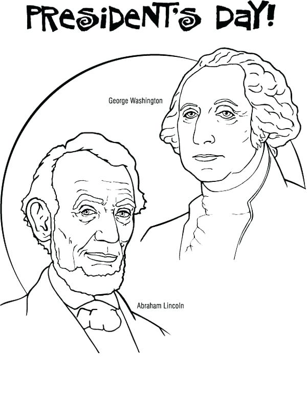 Abraham Lincoln Coloring Page And For Presidents Day Coloring Page 600x767 Abraham Lincoln Coloring Page And For Presidents Day Coloring Page