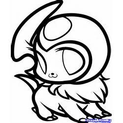 250x250 How To Draw Chibi Mega Absol Lineart Pokemon (Detailed