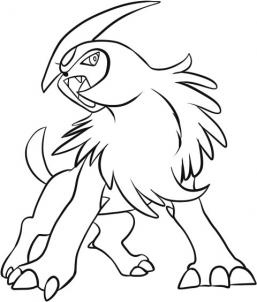 257x302 How To Draw Absol