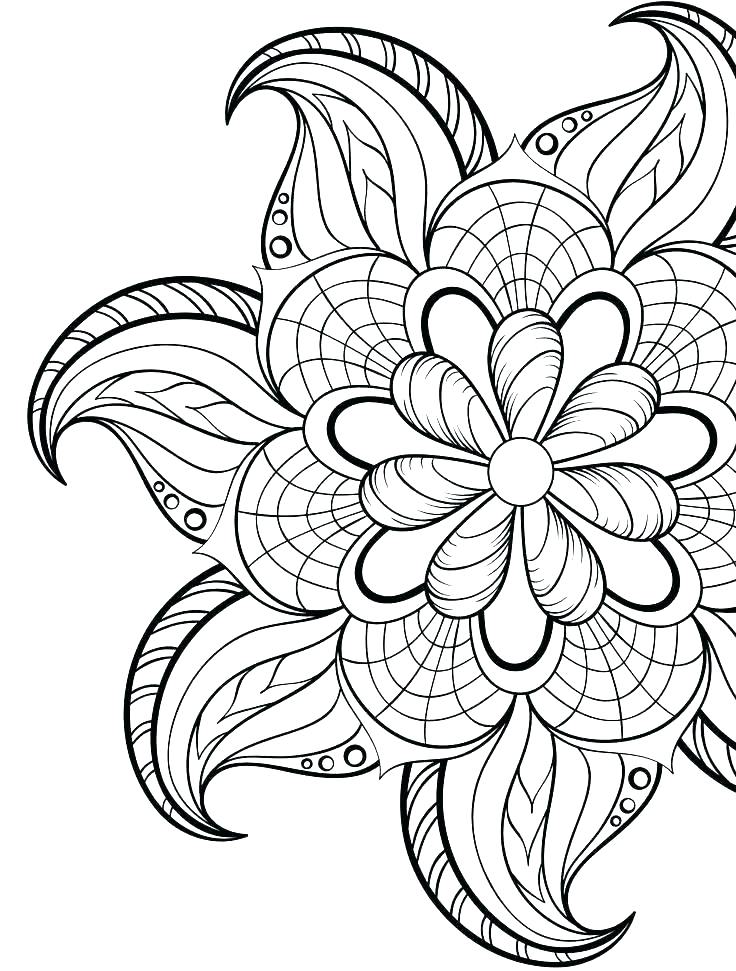 736x971 Abstract Printable Coloring Pages Mandala Printable Coloring Pages