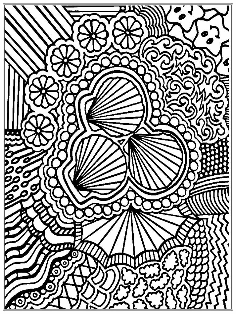 Cool Abstract Coloring Pages For Adults 43 768x1024 Cool Abstract Coloring Pages For Adults 43