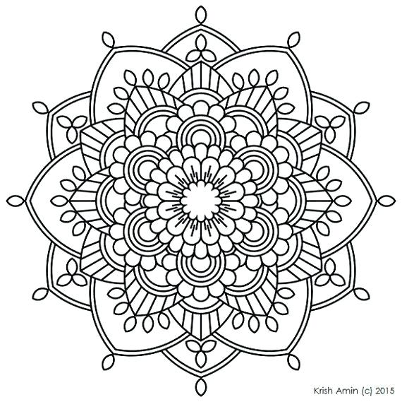 Abstract Coloring Pages Printable Best Mandala Printable Ideas 570x569 Abstract Coloring Pages Printable Best Mandala Printable Ideas