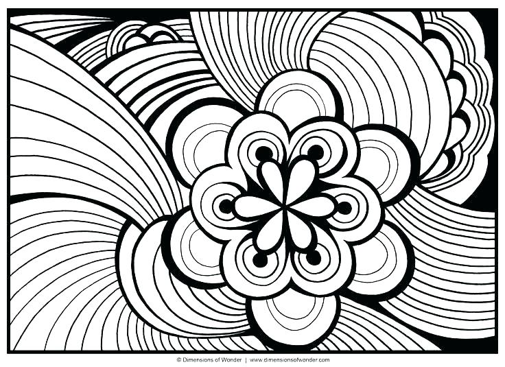 Abstract Coloring Pages For Adults Free Printable Adult Coloring 736x535 Abstract Coloring Pages For Adults Free Printable Adult Coloring