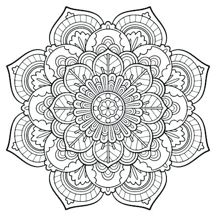 440x440 Abstract Coloring Pages For Adults And Artists Inspirational Free