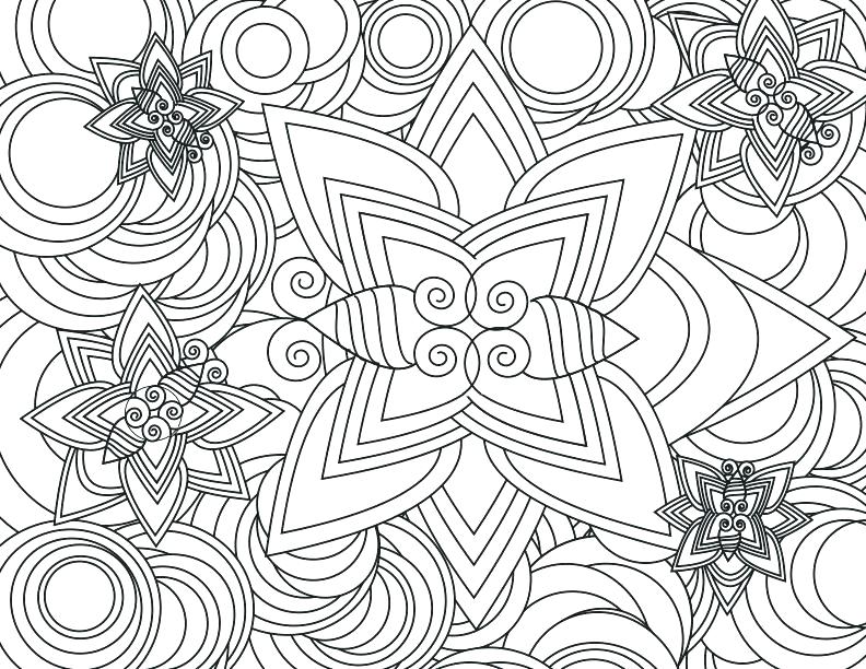 792x612 Abstract Coloring Pages For Adults And Artists Printable Abstract