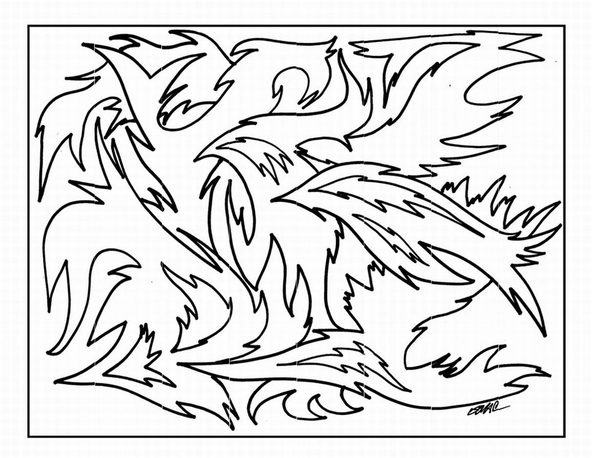 1213x939 Shocking Abstract Coloring Pages For Kids Picture Of Famous Artist