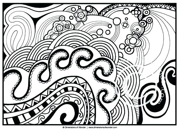 Abstract Coloring Pages To Print