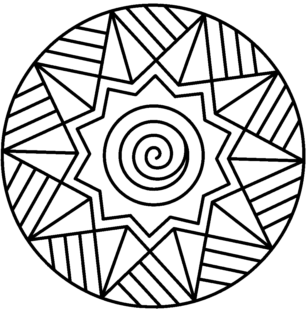 1043x1067 Awesome Abstract Coloring Pages For Kids Design Free Coloring Pages