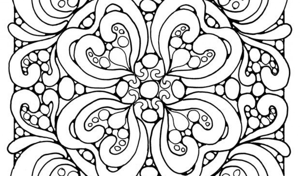 Abstract Flower Coloring Page Sheets Coloring Pages, Abstract 1024x600 Abstract Flower Coloring Page Sheets Coloring Pages, Abstract