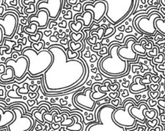 340x270 Flowers Abstract Adult Printable Coloring Page