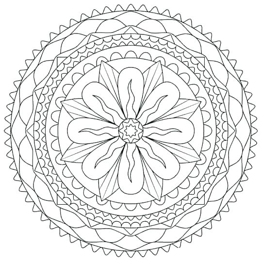 540x540 Coloring Pages Abstract Designs Abstract Color Pages Mandala