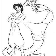 220x220 Aladdin And Abu Coloring Pages