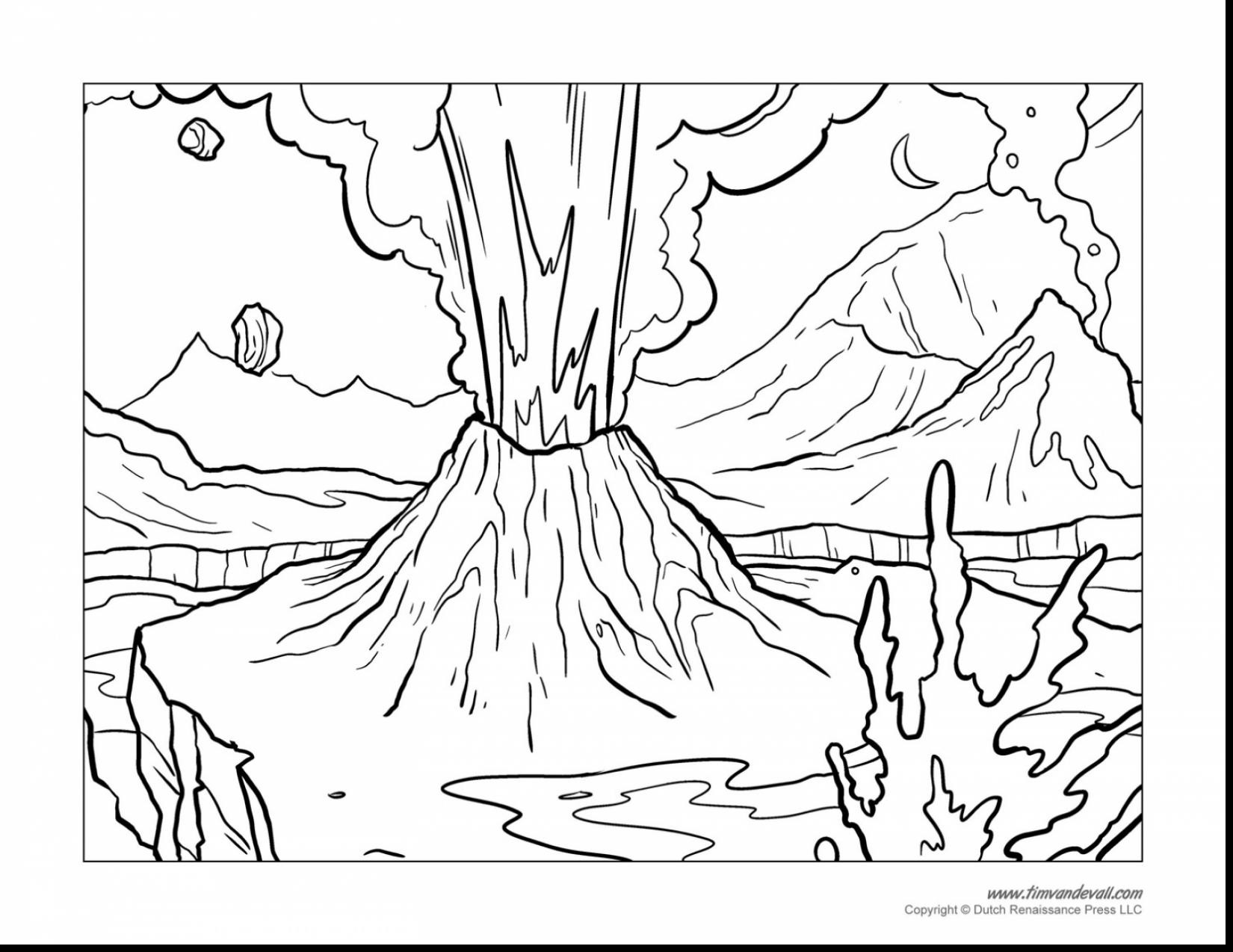 1650x1274 Impressive Idea Educational Coloring Pages New Volcano Activities