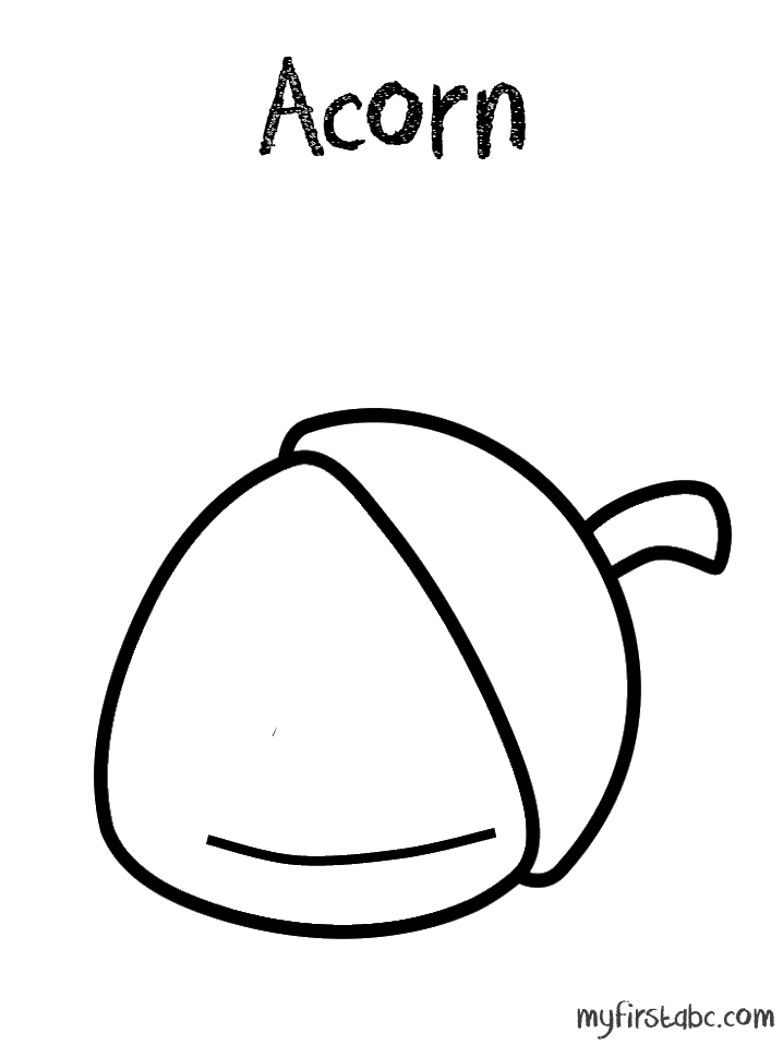 Acorn Coloring Pages 718x958 Acorn Coloring Pages