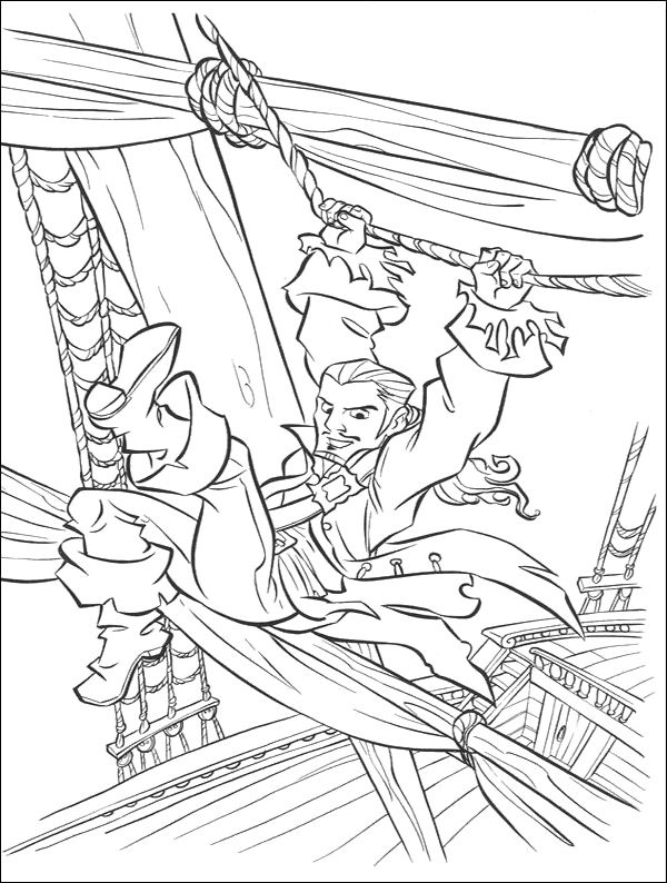Will Turner In Action Coloring Pages 600x794 Will Turner In Action Coloring Pages