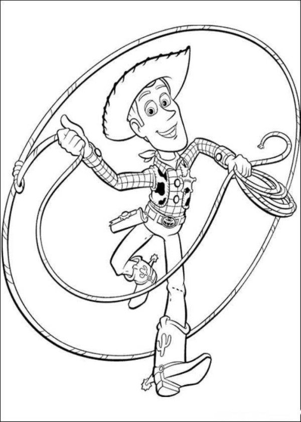 Woody Sheriff Is Yellingy Story Coloring Pages Colouring 600x841 Woody Sheriff Is Yellingy Story Coloring Pages Colouring