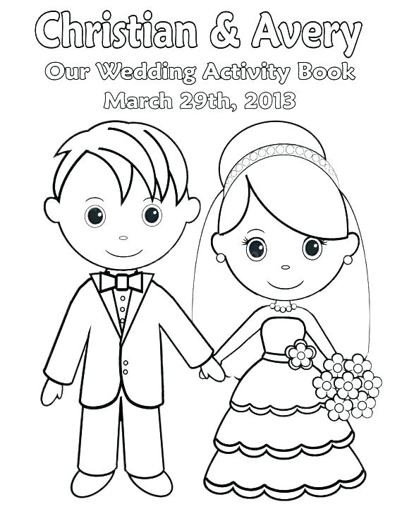 570x738 Printable Wedding Coloring Pages Printable Wedding Activity