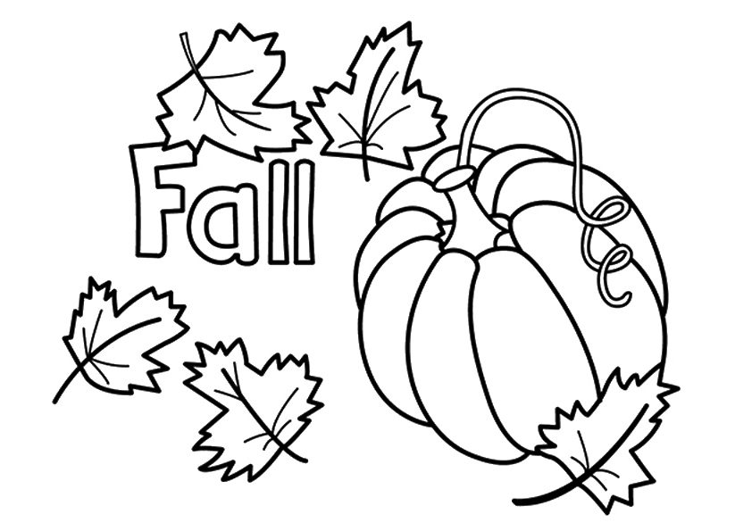 Free Printable Fall Coloring Pages For Kids 842x595 Free Printable Fall Coloring Pages For Kids
