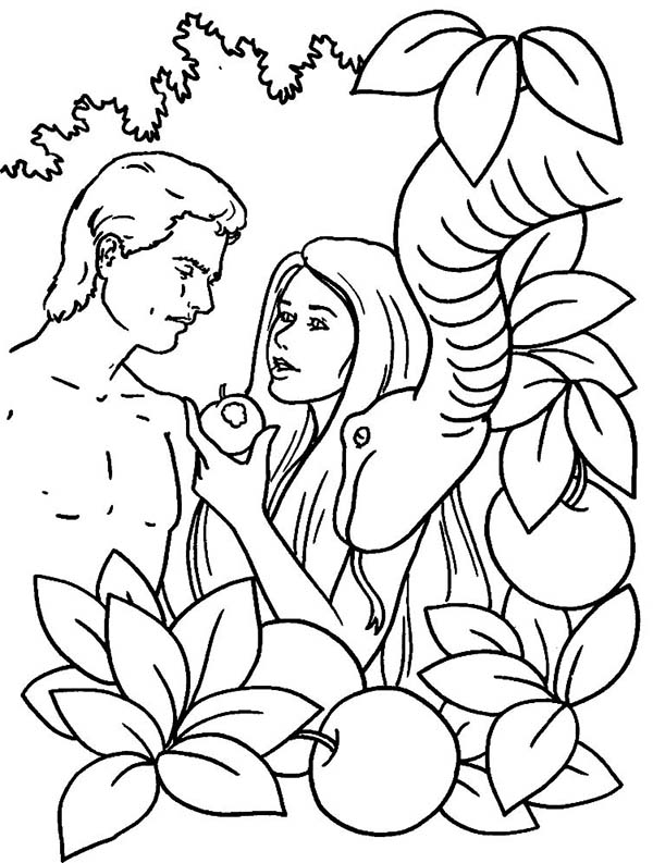 Adam And Eve Coloring Pages 600x793 Adam And Eve Coloring Pages