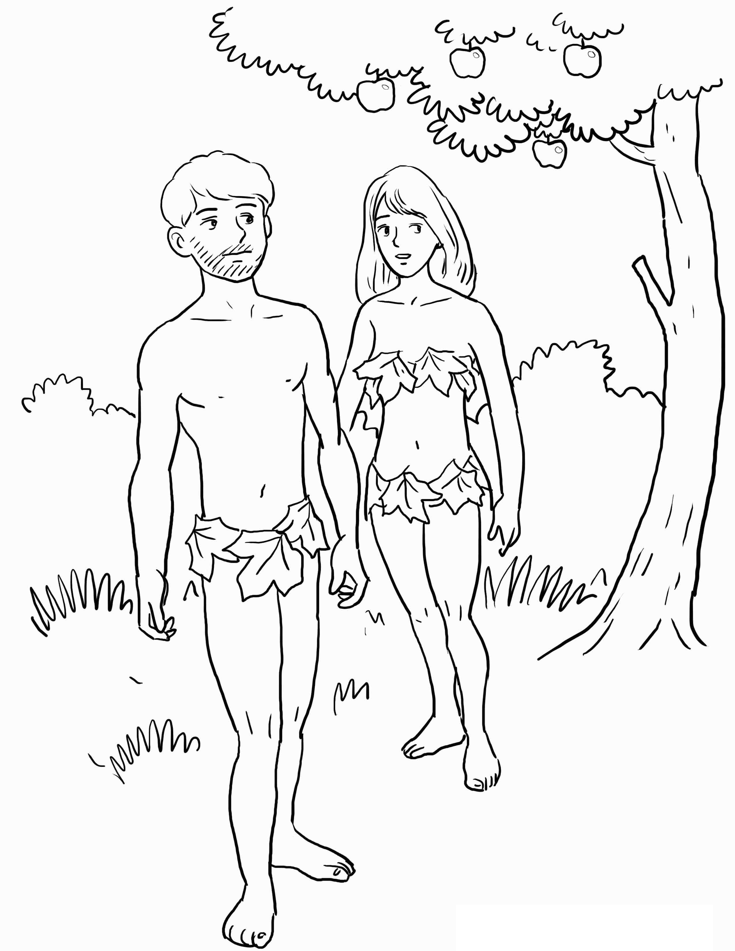 Free Printable Adam And Eve Coloring Pages For Kids 2550x3300 Free Printable Adam And Eve Coloring Pages For Kids