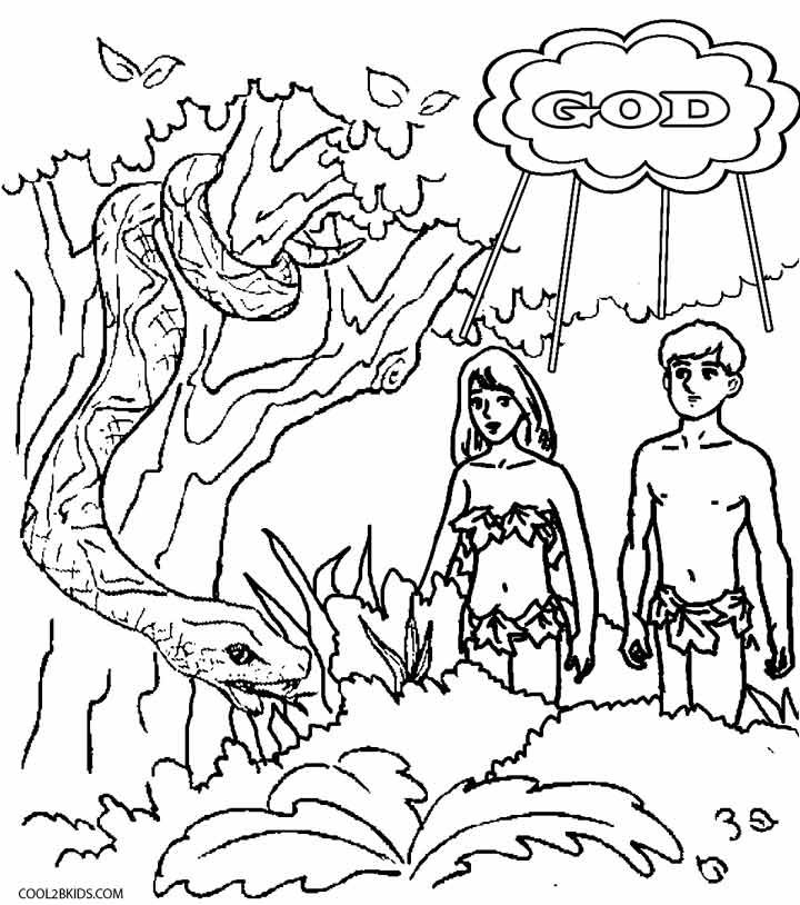 Printable Adam And Eve Coloring Pages For Kids Cool2bkids 720x814 Printable Adam And Eve Coloring Pages For Kids Cool2bkids