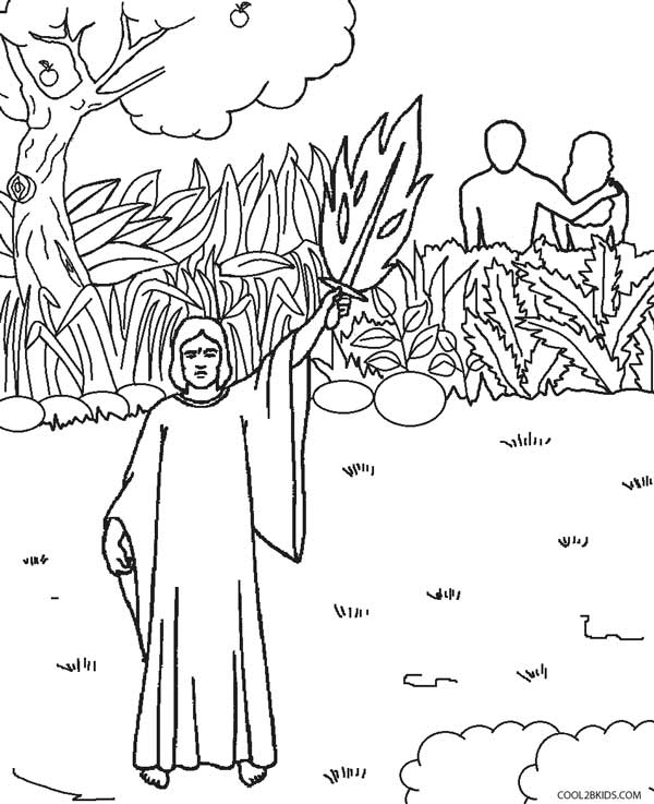 Printable Adam And Eve Coloring Pages For Kids Cool2bkids 600x737 Printable Adam And Eve Coloring Pages For Kids Cool2bkids