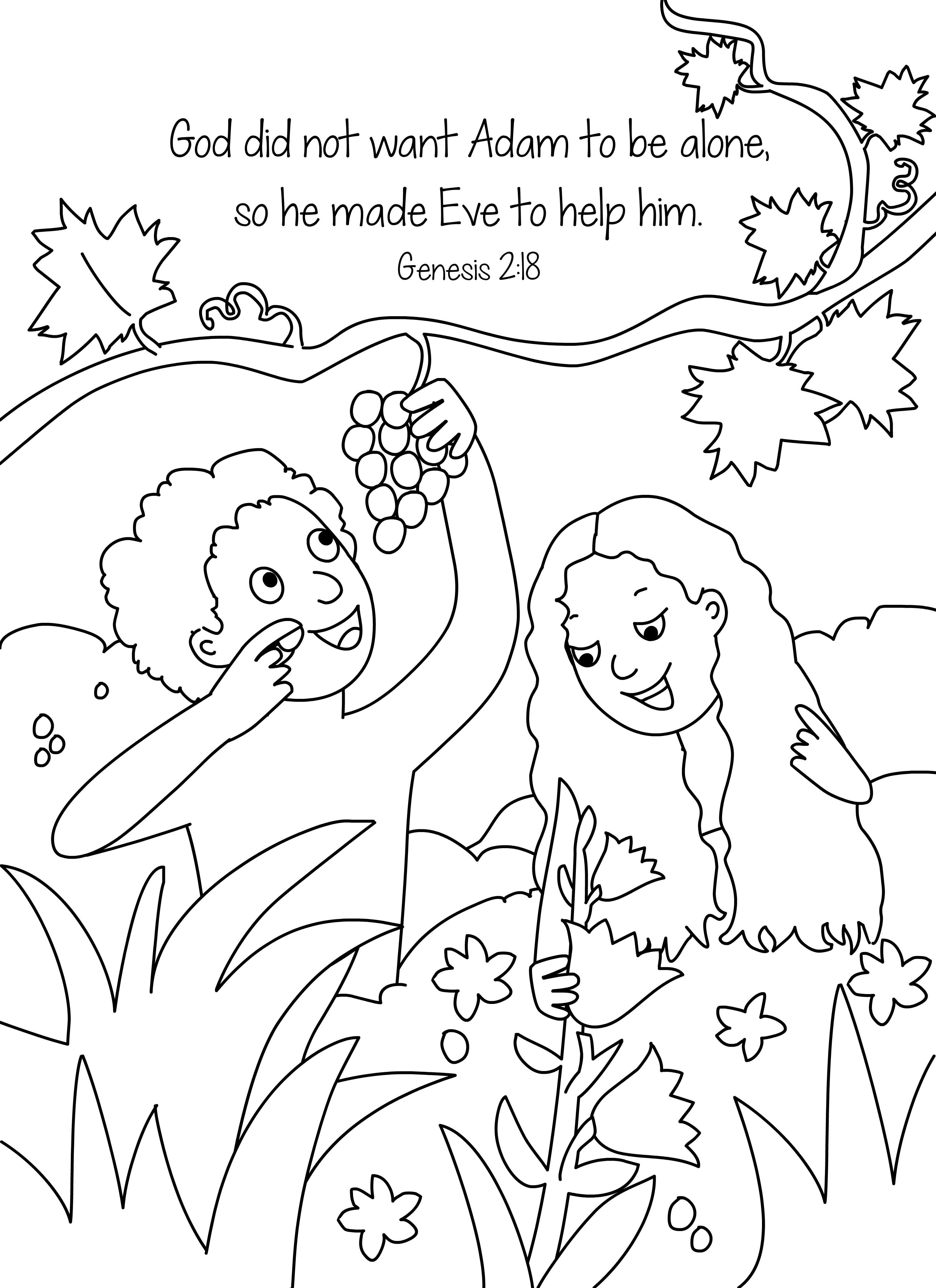 Bible Key Point Coloring Page Adam Eve Online Preschool 3028x4167 Bible Key Point Coloring Page Adam Eve Online Preschool