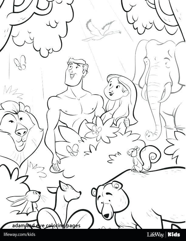 612x792 Adam And Eve Coloring Page And Eve Coloring Pages For Kids And Eve
