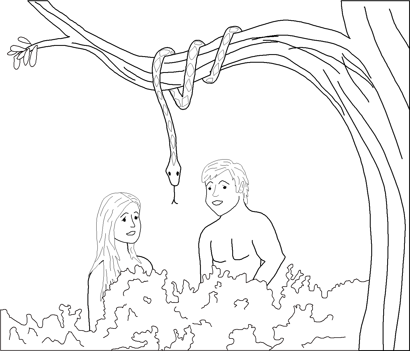 1439x1232 Remarkable Adam And Eve Crafts Creation Fall Coloring Page Google