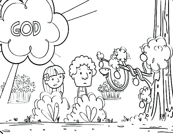 600x464 Adam And Eve Coloring Pages And Eve Coloring Pages The Story Adam