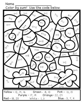 283x350 Math Coloring Sheets For Spring