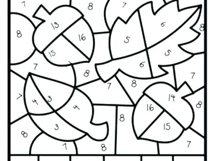 440x330 Math Coloring Worksheets Addition Subtraction Coloring Worksheets