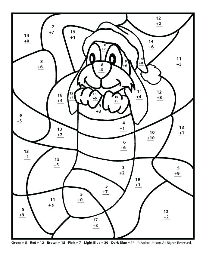 684x881 Math Addition Coloring Pages