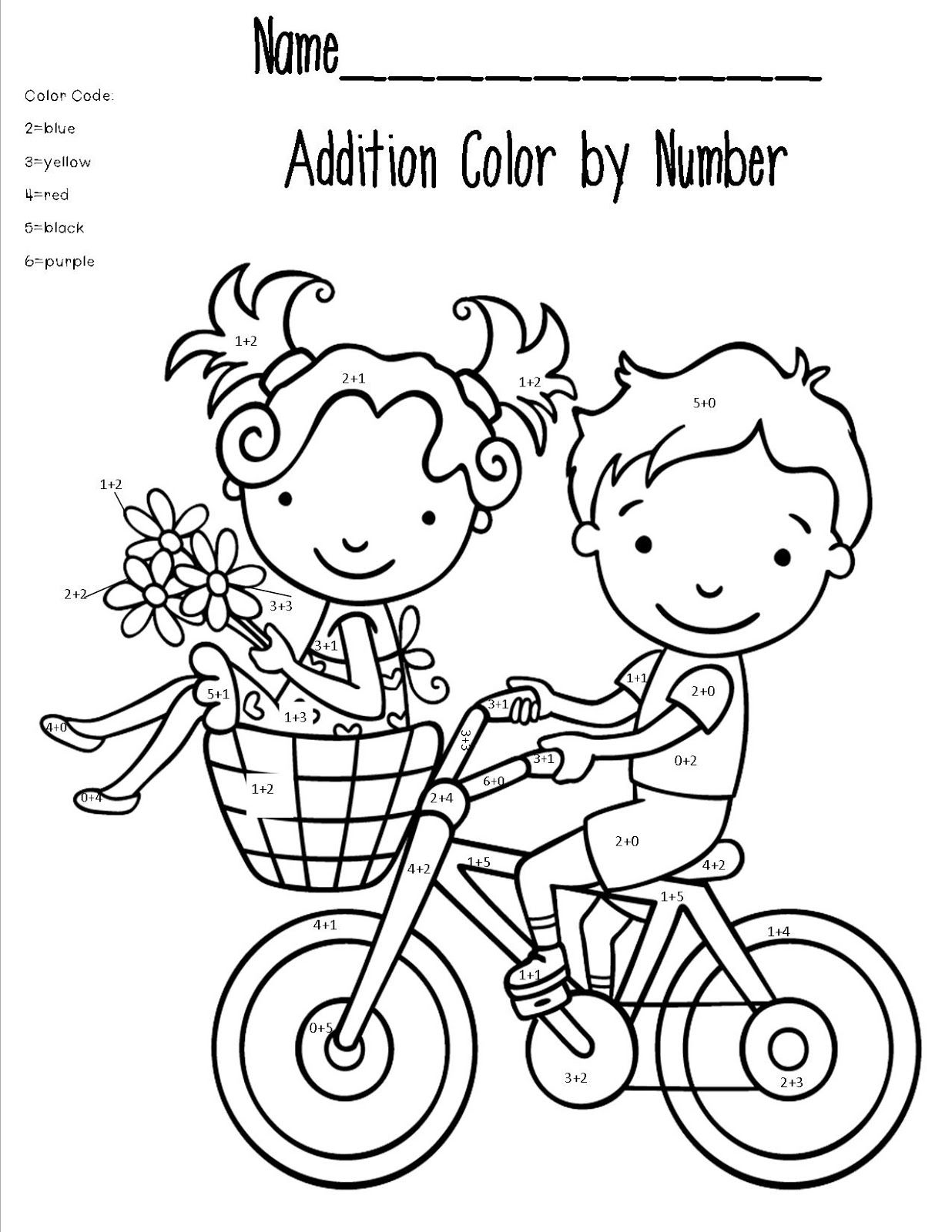 1236x1600 Addition Coloring Pages