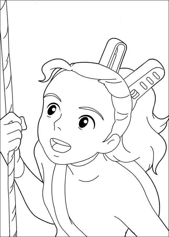 567x794 Arrietty Coloring Pages 4 Embroiderycrosstitch