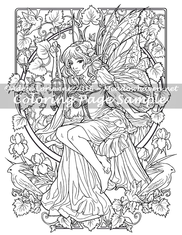 700x901 Art Of Meadowhaven Coloring Page Peekaboo By Saimain