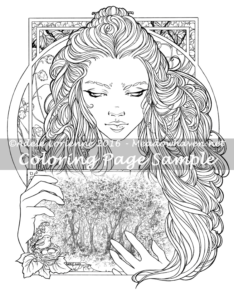 750x933 Art Of Meadowhaven Coloring Page Timeless By Saimain