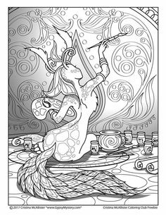 236x305 Beautiful Secrets Lineart Adele Lorienne Meadow Haven Coloring
