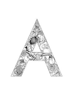 236x305 Detailed Coloring Pages For Adults Alphabet Coloring Pages
