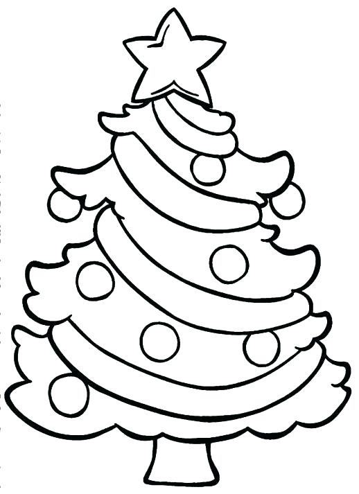 518x713 Free Tree Coloring Pages For The Kids Christmas Tree Coloring