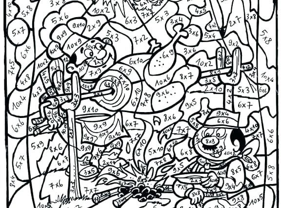 576x425 Adult Color By Number Pages Or Color By Number Worksheets