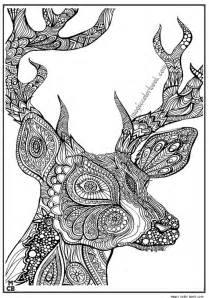 209x298 Adult Coloring Pages Animal Patterns