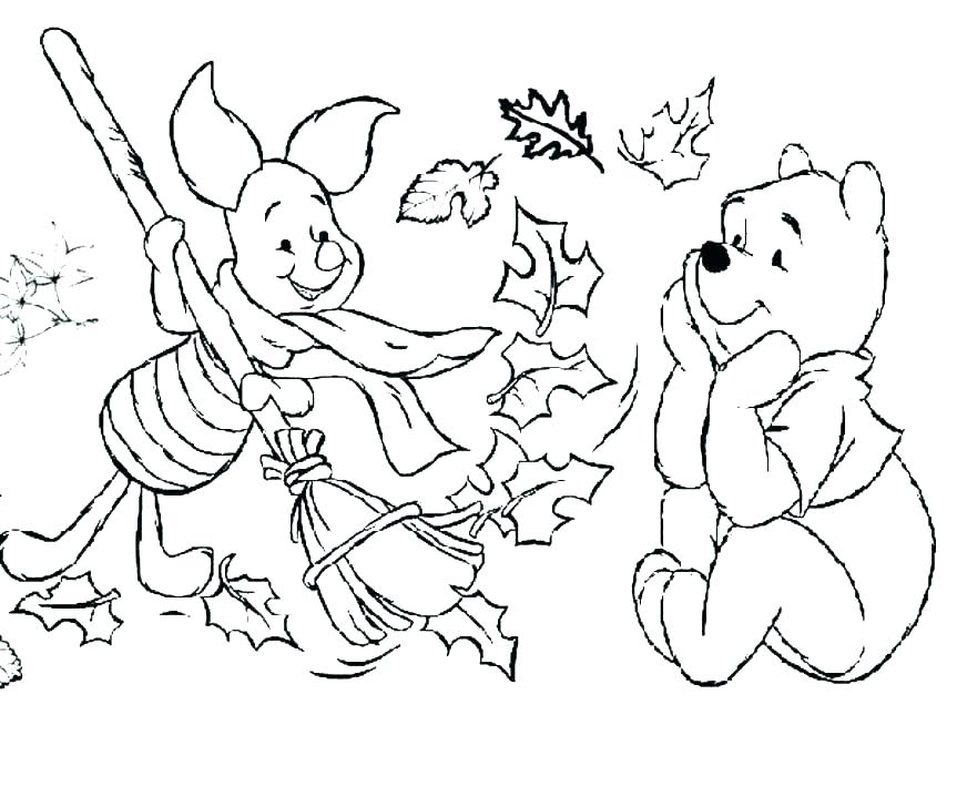 863x719 Autumn Coloring Pages Free Autumn Coloring Pages Printable A Fall
