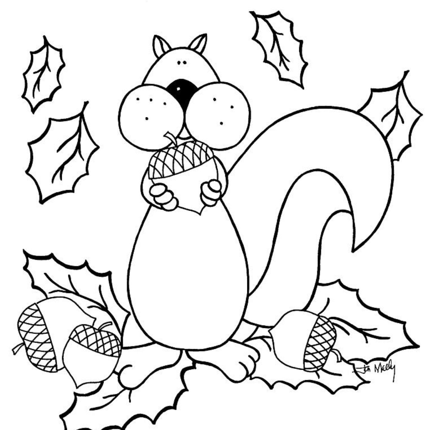 1450x1441 Coloring Pages Fall Adult Color Printable Free New For Printables