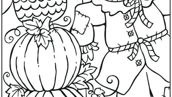 585x329 Fall Themed Coloring Pages Coloring Page Sporturka Fall Themed